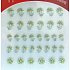 Nail Art selbstklebende Nagelaufkleber 3DG005S 1 Blatt