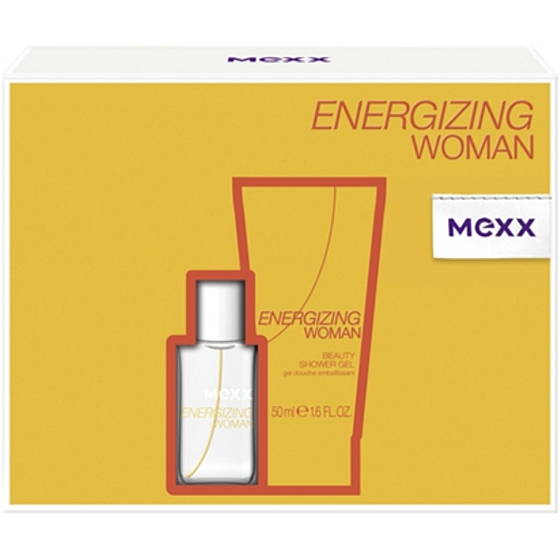 Mexx Energizing Woman EdT 15 ml Eau de Toilette + 50 ml Duschgel, Geschenkset