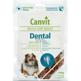 Canvit Health Care Snacks Dental Dainty für Hunde zur Mundpflege 200 g