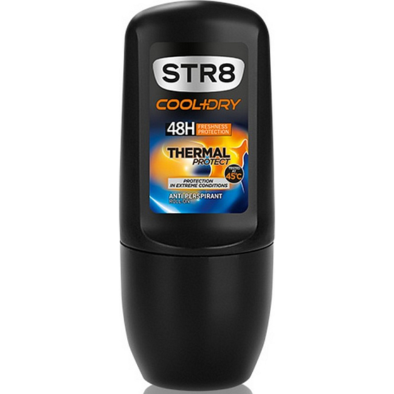 Str8 Cool + Dry Thermal Protect 48h Ball Antitranspirant Deodorant Roll-On für Männer 50 ml