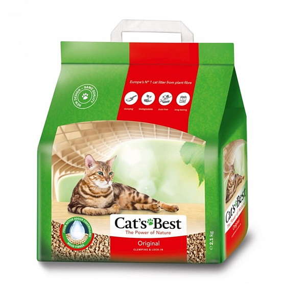 Katzen Bester Oko Plus hochwirtschaftlicher Wurf für Katzen, Kaninchen und kleine Nagetiere 5 l