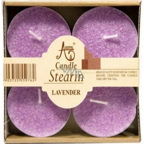 Adpal Stearin Lavender - Lavendel duftende Teelichter 4 Stück