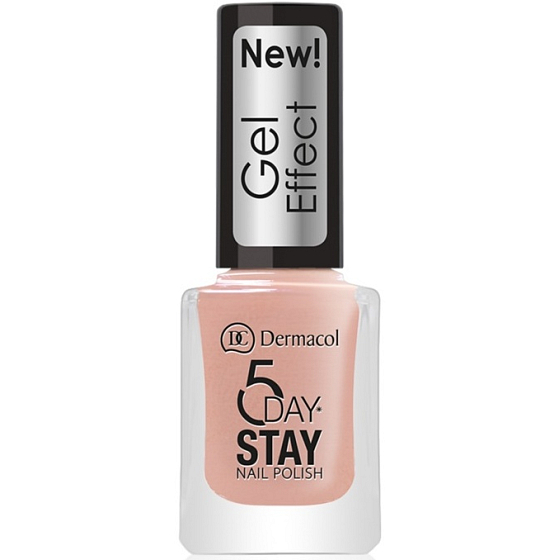 Dermacol 5 Day Stay Gel Effect langanhaltender Nagellack mit Geleffekt 27 Parisien Chic 12 ml