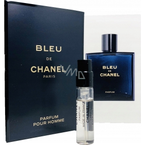 Chanel Bleu de Chanel Parfum für Homme Parfüm für Männer 1,5 ml mit Spray, Fläschchen