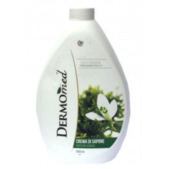 Dermomed Muschio Bianco - Weißer Moschus-Flüssigseifen-Ersatz 1l