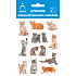 Arch Wasserdichte dekorative Aufkleber Katzen 9,5 x 6,5 cm
