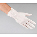 Maxter Hygienic Einweg-Latex hypoallergen gepuderte Handschuhe, Größe L, Karton 100 Stück