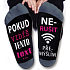 Nekupto Familiengeschenke mit Humor Socken Wenn Sie diesen Text sehen.. Bitte nicht stören, denke ich, Größe 43-46