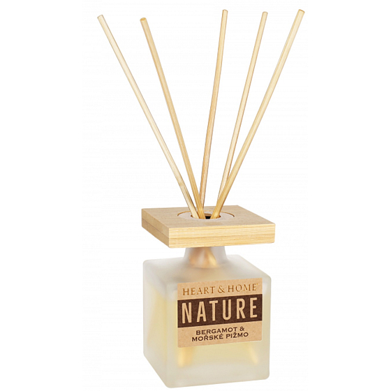 Heart & Home Nature Bergamotte und Meer Moschus Diffusor 80 ml