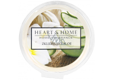 Heart & Home Beruhigendes, natürlich duftendes Aloe-Soja-Wachs 26 g