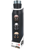 Degen Merch Star Wars Mandalorian Edelstahl Thermoflasche schwarz 580 ml
