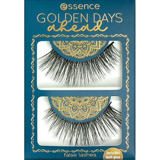 Essence Golden Days Ahead false eyelashes 01 Focus On The Gold! 1 Paar