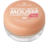 Essence Natural Matte Mousse Foundation 02 Mousse Make-up 16 g