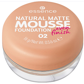 Essence Natural Matte Mousse Foundation 02 Schaum-Makeup 16 g