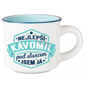 Albi Espresso Tasse - Der beste Kaffeetrinker unter der Sonne bin ich 45 ml Albi Espresso Tasse - Der beste Kaffeetrinker unter der Sonne bin ich 45 ml