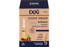 Dixi Koffein-Haarwasser stärkend für feines Haar ohne Glanz, in Ampullen 7 Stück x 10 ml