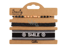 Albi Smile Armbänder, verstellbare Größe, Set 3 Stück