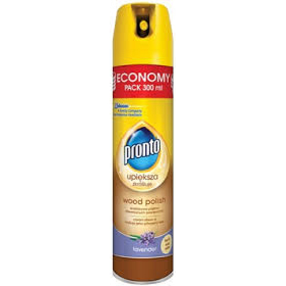 Pronto Wood Lavendel Spray gegen Staub auf Holz, 300 ml