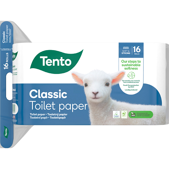 Dieser Ellegance Classic 3-lagiger Toilettenpapier, Rolle 150 Stück, 18 m, 16 Rollen