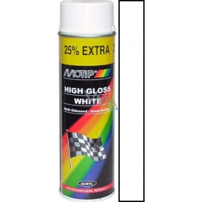 Motip High Gloss White weiß glänzender Acryllack 500 ml