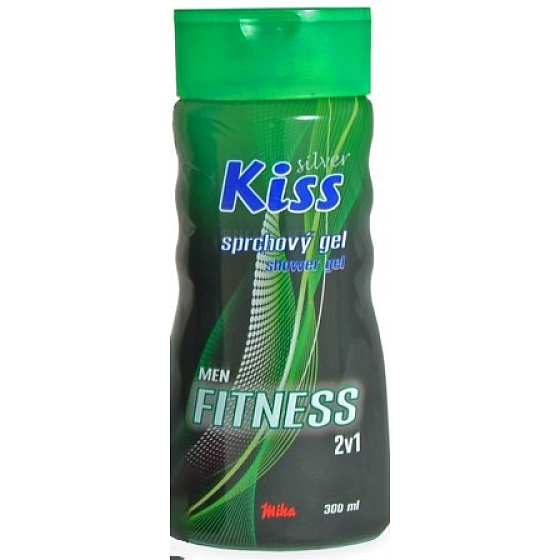 Mika Kiss Silver Fitness 2 in 1 Duschgel und Haarshampoo für Männer 300 ml