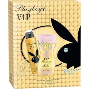 Playboy Vip für ihr Deo-Spray 150 ml + Duschgel 250 ml, Kosmetikset