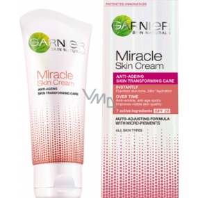 Garnier Skin Naturals Miracle Skin Cream verwandelt Anti-Aging-Pflege 50 ml