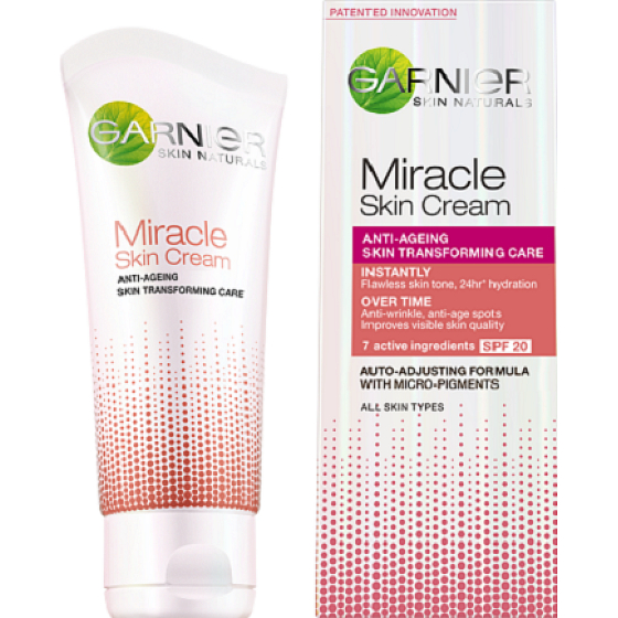 Garnier Skin Naturals Miracle Skin Cream verwandelt Anti-Aging-Pflege 50 ml
