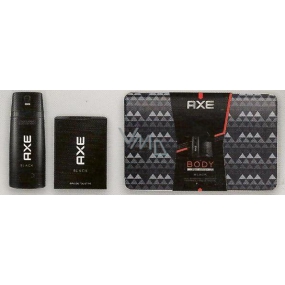 Axe Black Deodorant Spray für Männer 150 ml + Eau de Toilette 50 ml + Blechdose, Geschenkset