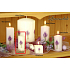 Lima Flower Lavender Duftkerze hellviolett mit Aufkleber Lavendel Zylinder 40 x 90 mm 1 Stück