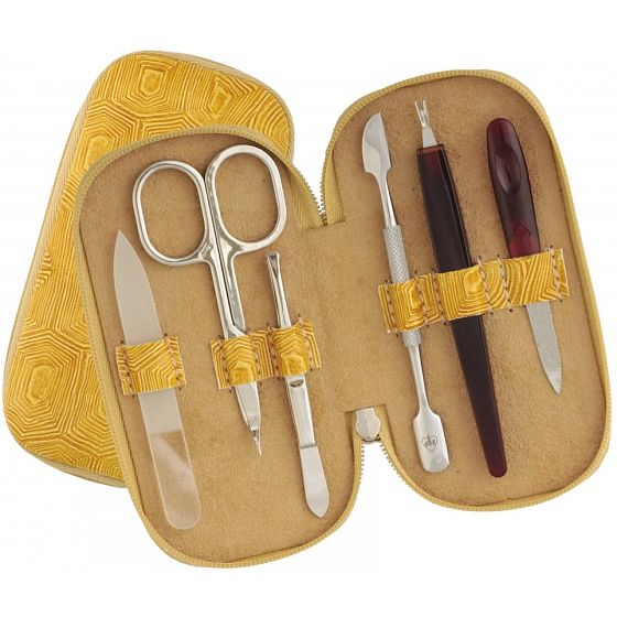Dup Manicure Ninja Kunstleder 6 Stück Gelb Muster 4426/5452