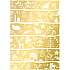 Ditipo Geschenkpapier 70 x 500 cm Weihnachtsgold Weihnachtsmotive 2033913