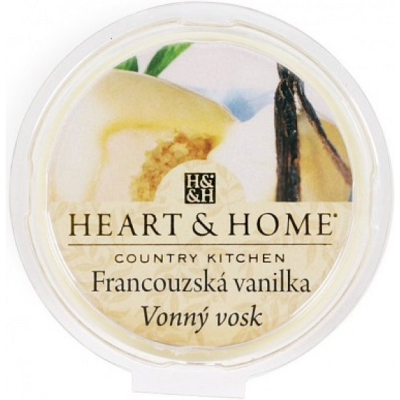 Heart & Home French Vanilla Soja natürliches Duftwachs 27 g