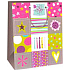 Ditipo Geschenk Papiertüte 26,4 x 13,7 x 32,4 cm Kerzen, Herz, Stern, Geschenk AB