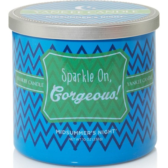 Yankee Candle Scentiments Sparkle On Gorgeous Tumbler Midsummer's Night - Du bist einfach umwerfend Duftkerze 283 g
