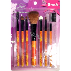 Jiajun Professional Makeup Brushes Set Kosmetikpinsel Orange Blume 7 Stück 562