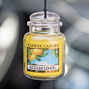 Yankee Candle Sicilian Lemon - Sizilianisches Zitronengel duftendes Autoetikett 30 g