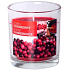 Bolsius Aromatic Lovely Cranberry - Charmante Cranberry-Duftkerze in Glas 72 x 80 mm 320 g Brenndauer 39 Stunden