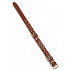 Tatrapet Halsband Leder verziert dunkelbraun 3 x 55 cm