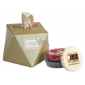 Yankee Candle Winter Miracle + Lebkuchen mit Zuckerguss + Eisige Blaufichte, Aroma Lamp Waxes 22 gx 3 Stück, Weihnachtsgeschenkset