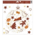 Fensterfolie ohne Kleber 30 x 33,5 cm Lebkuchenflasche