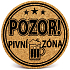 Nekupto Cork Coaster Achtung! Bierzone 10 cm