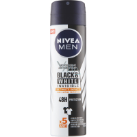 Nivea Men Black & White Invisible Ultimate Impact Antiperspirant, 150 ml