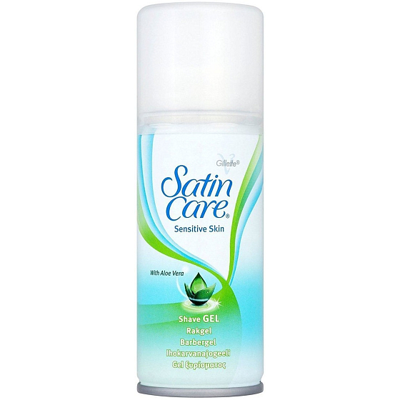 Gillette Satin Care Sensitive Rasiergel für Frauen 75 ml