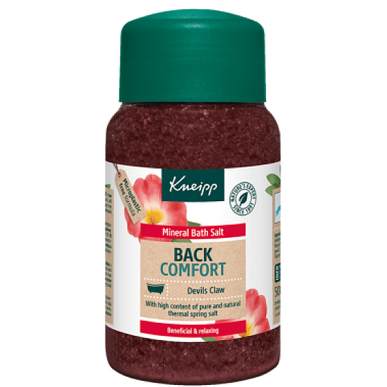Kneipp Back Comfort Badesalz lindert 500 g Rücken- und Nackenschmerzen