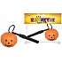 Rappa Halloween Kürbislampe mit Batterie 10 cm