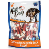 KidDog Calcium-Knochen mit Entenbrust Entenbrust auf Calcium-Knochen, Leckerli für Hunde 250 g