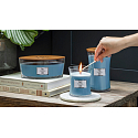 WoodWick Tempest - Sturm-Duftkerze mit Holzdocht und Deckel Glas mittel 275 g