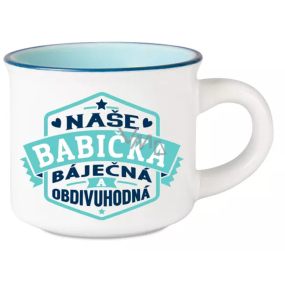 Albi Espresso Tasse - Die beste Oma wunderbar und bewundernswert 45 ml