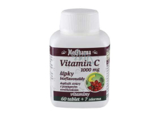 MedPharma Vitamin C mit Hagebutten mit verzögerter Freisetzung 1000 mg 67 Kapseln